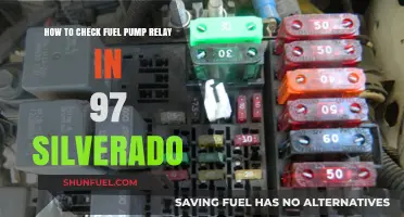 Checking Your 97 Silverado's Fuel Pump Relay: A Step-by-Step Guide