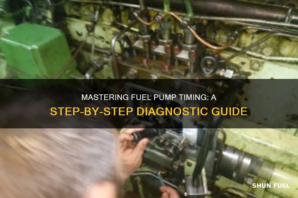 how to check fuel pump timing