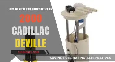 Checking Fuel Pump Voltage on a 2000 Cadillac DeVille: A Guide
