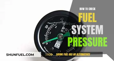 Checking Fuel System Pressure: A Step-by-Step Guide