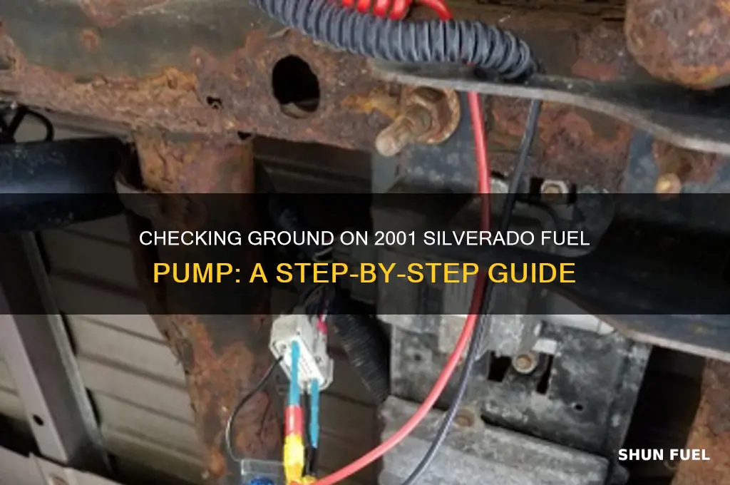 how to check ground on 2001 silverado fuel pump