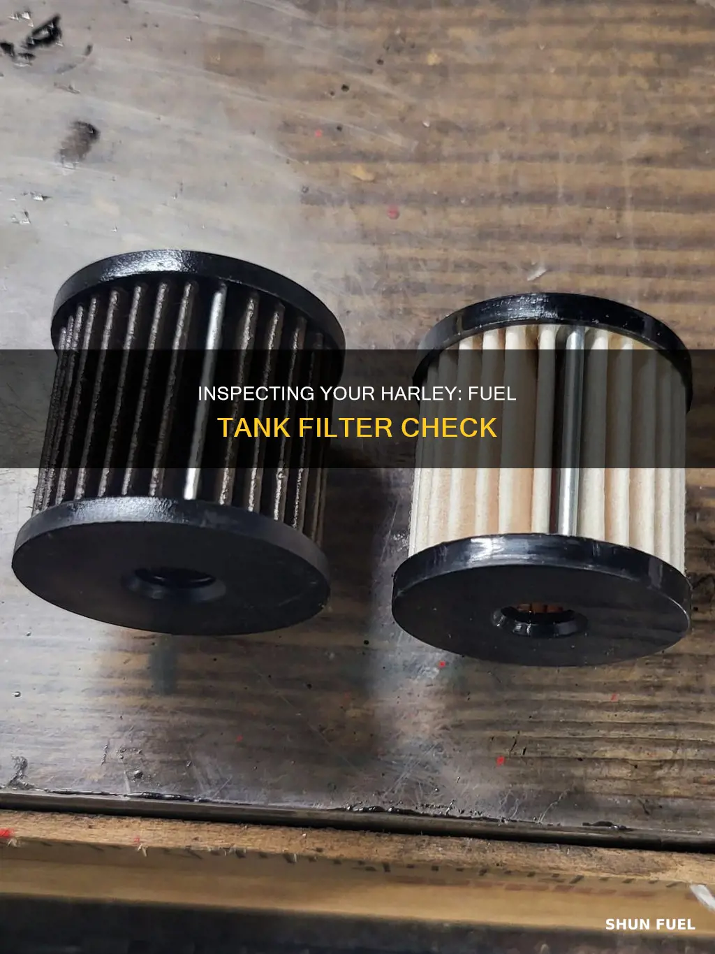 how to check harley fuel tank filter