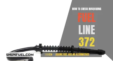Husqvarna Fuel Line 372: Checking the Fuel Line