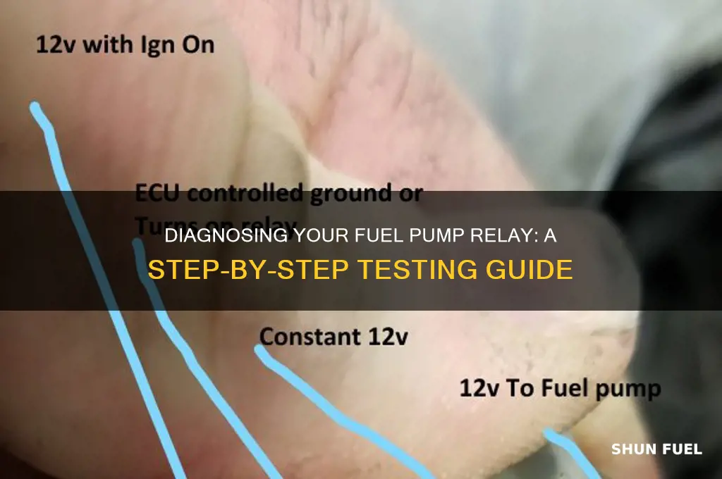 how to check if a fuel pump relay is good