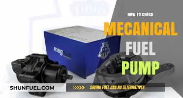 Step-by-Step Guide: Checking and Diagnosing a Mechanical Fuel Pump