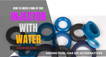 Inspecting Fuel Injector O-Rings: A Water Test Guide
