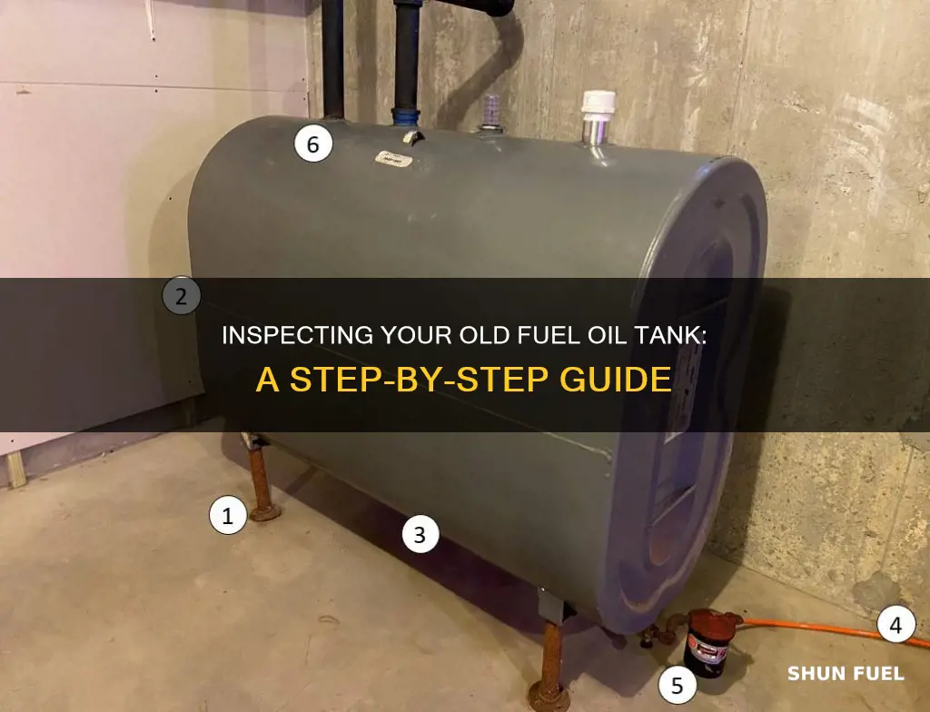 how to check old fuel oil tank