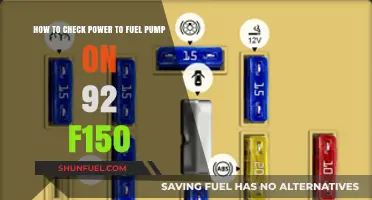 Diagnosing Fuel Pump Power Issues on a 1992 Ford F150
