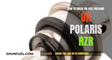 Checking Fuel Pressure: Polaris RZR Guide