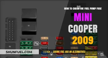 Mini Cooper 2009 Fuel Pump Fuse Check: Step-by-Step Guide