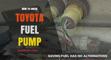 Step-by-Step Guide: Checking Your Toyota's Fuel Pump for Optimal Performance