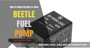 Checking Voltage on a 2009 Beetle's Fuel Pump: A Step-by-Step Guide