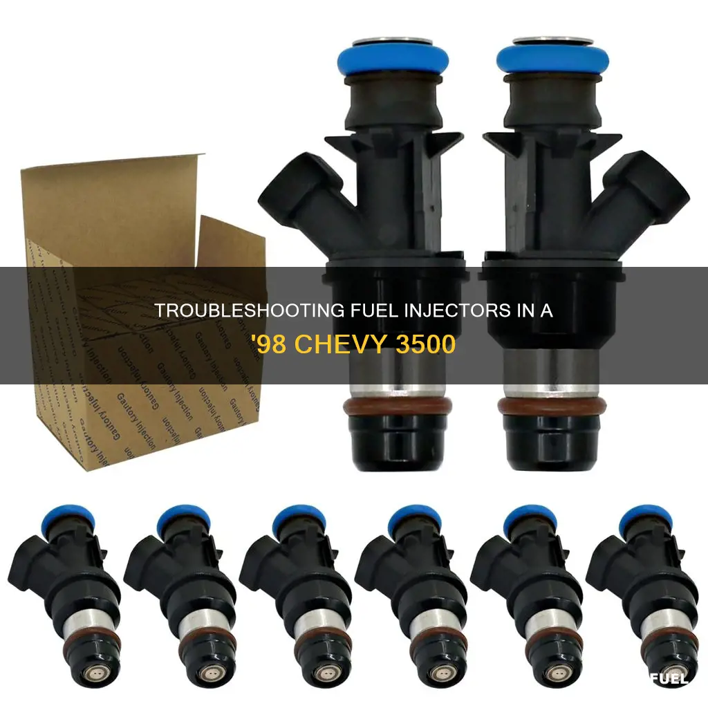 how to check your fuel injectors on 98 chevy 3500