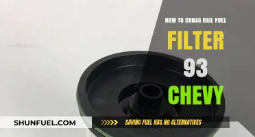 Changing Your 93 Chevy's Rail Fuel Filter: A Step-by-Step Guide