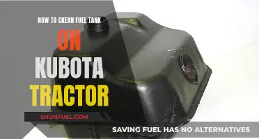 Cleaning Your Kubota Tractor's Fuel Tank: A Step-by-Step Guide