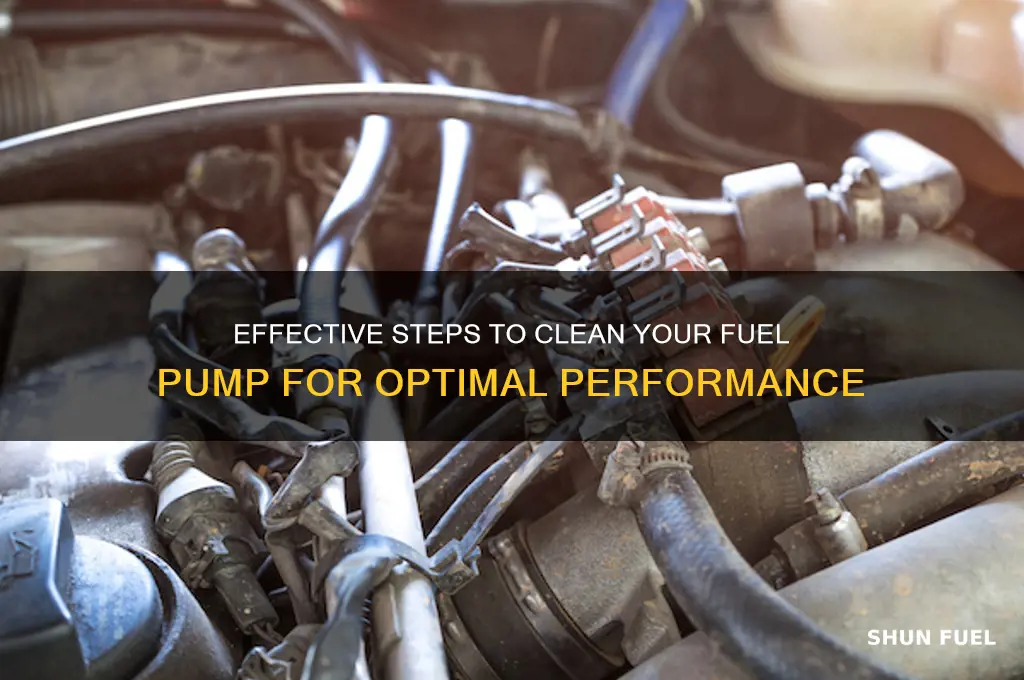 how to clea a fuel pump