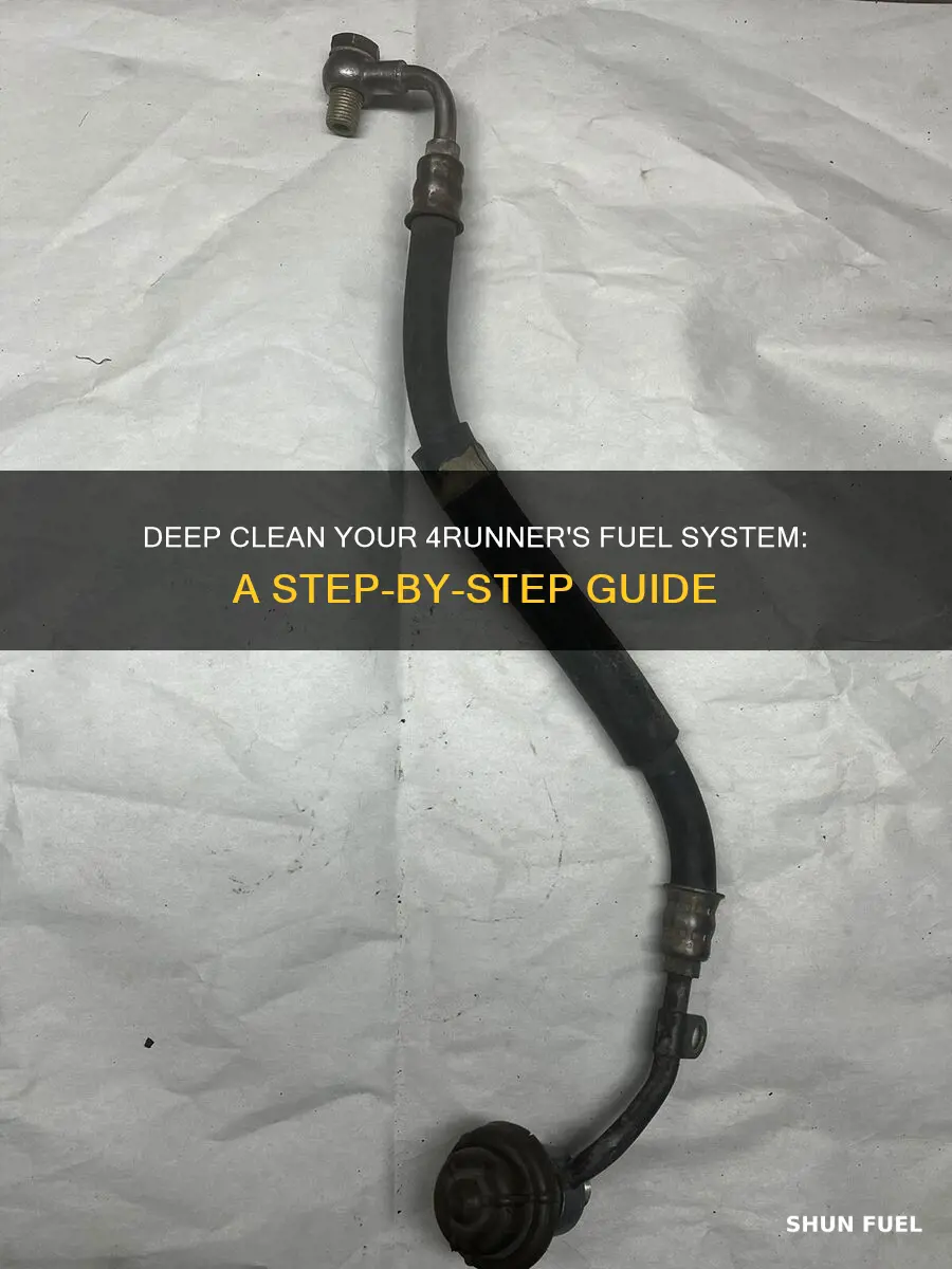 how to clean 1988 toyoya 4runner fuel lines