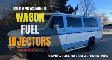 Cleaning Fuel Injectors in a 1993 Ford Club Wagon