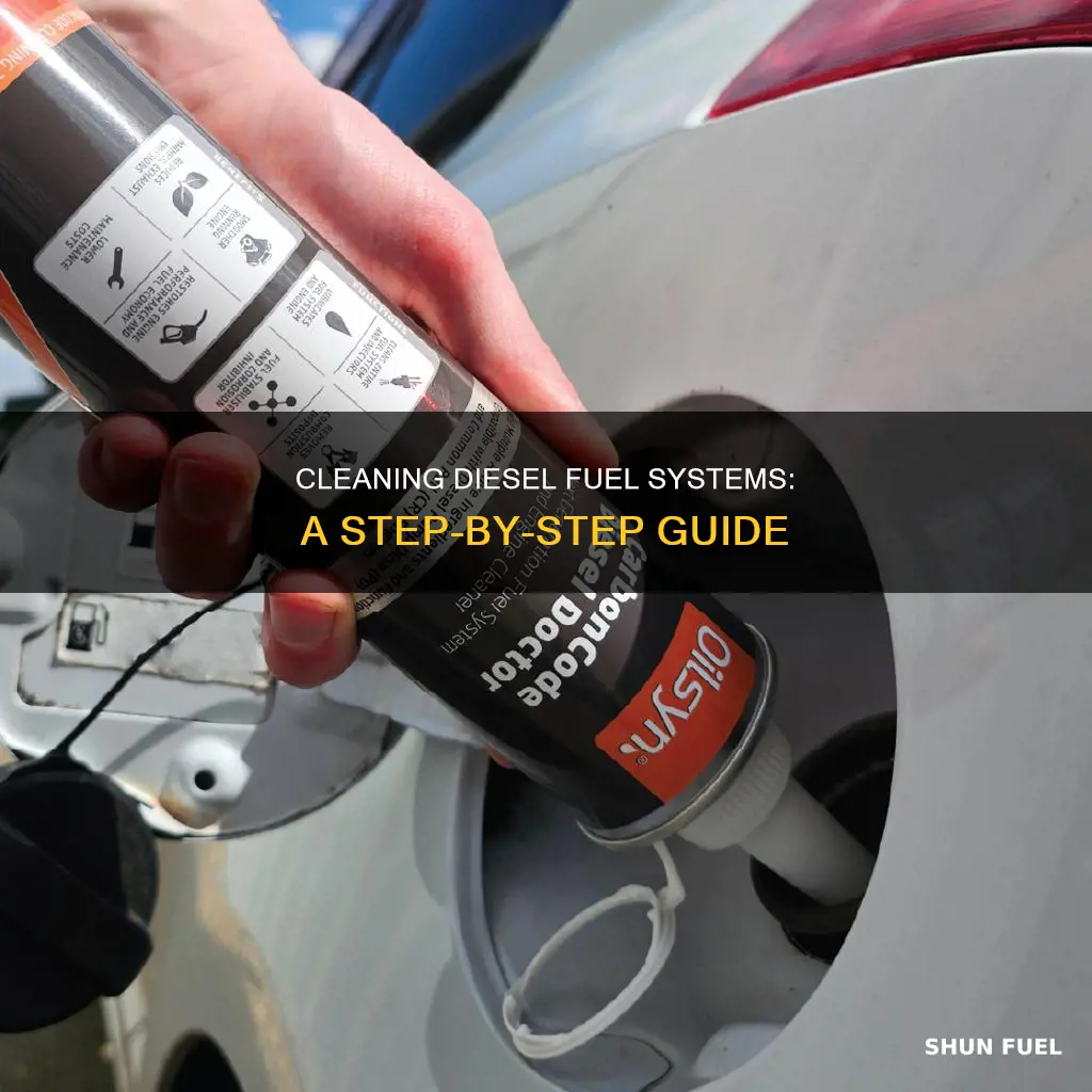 how to clean a diesel fuel system