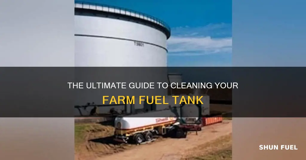 how to clean a farm fuel tank