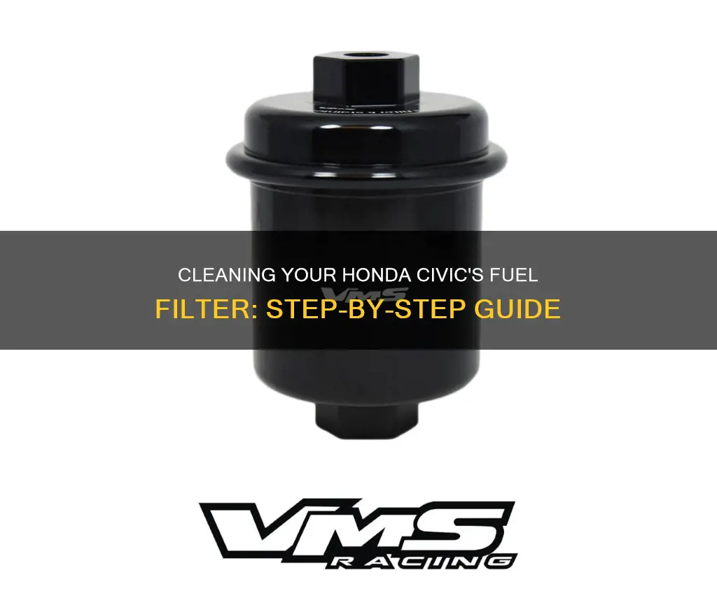 how to clean a fuel filter honda civic