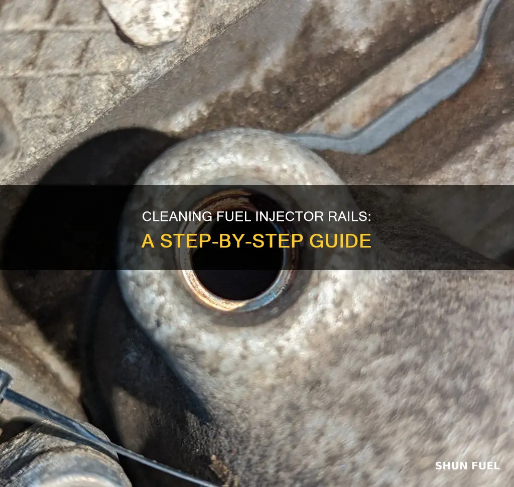 how to clean a fuel injector rail