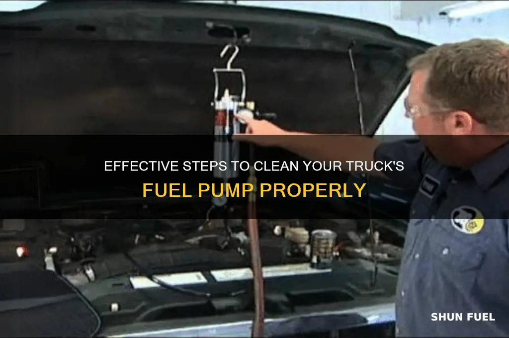 how to clean a fuel pump in a truck