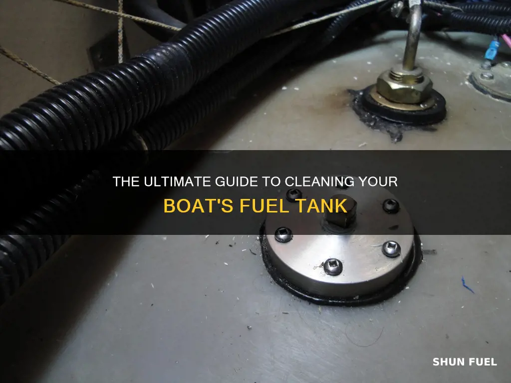 how to clean a fuel tank on a boat