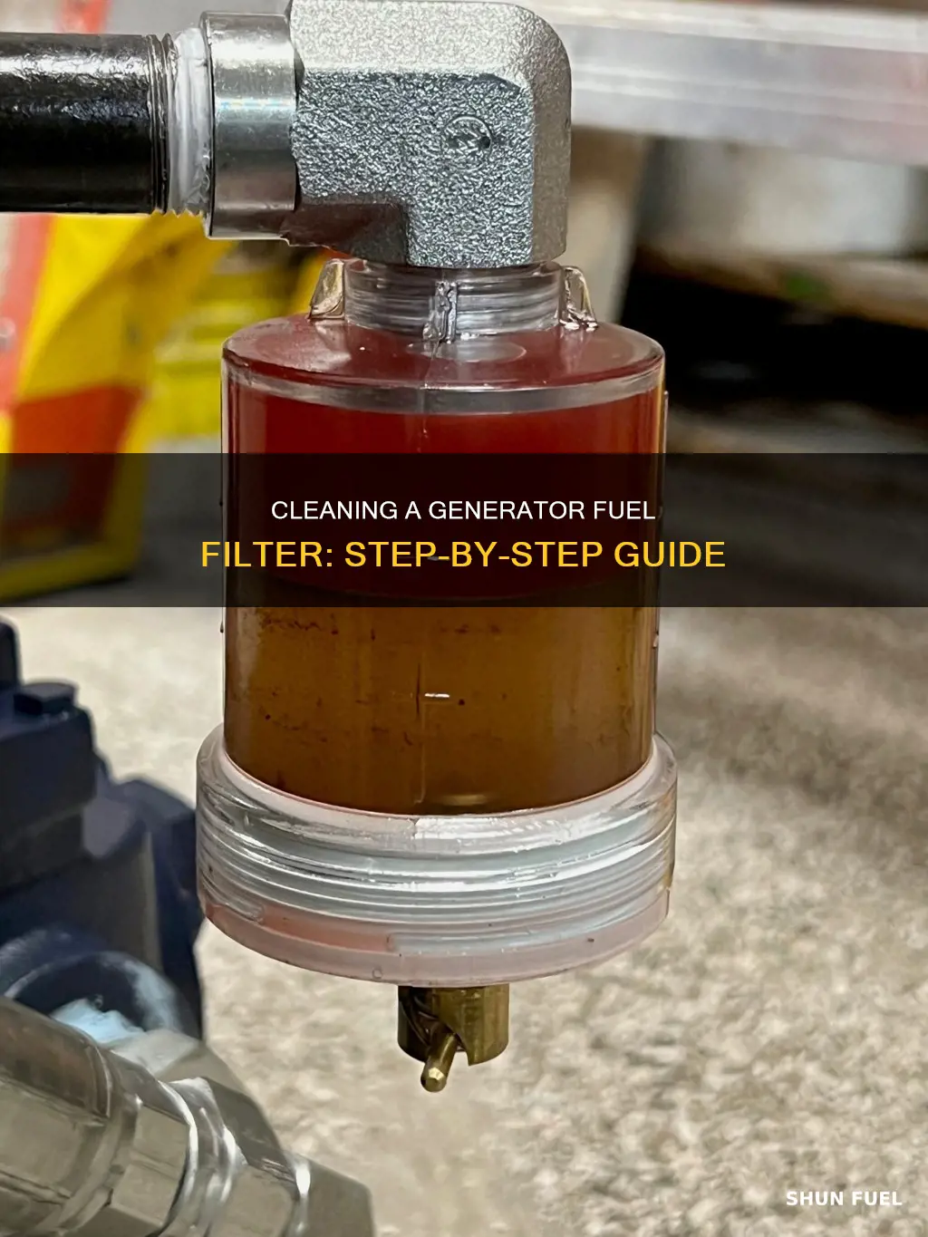 how to clean a generator fuel filter