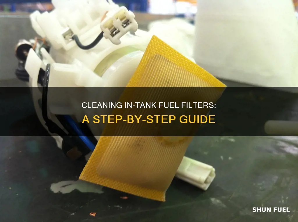 how to clean a in tank fuel filter