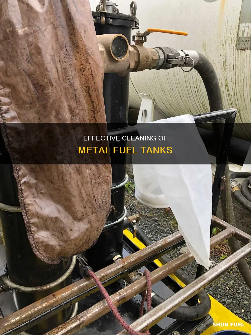 how to clean a metal fuel tank