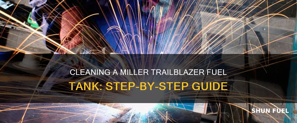 how to clean a miller trailblazer fuel tank