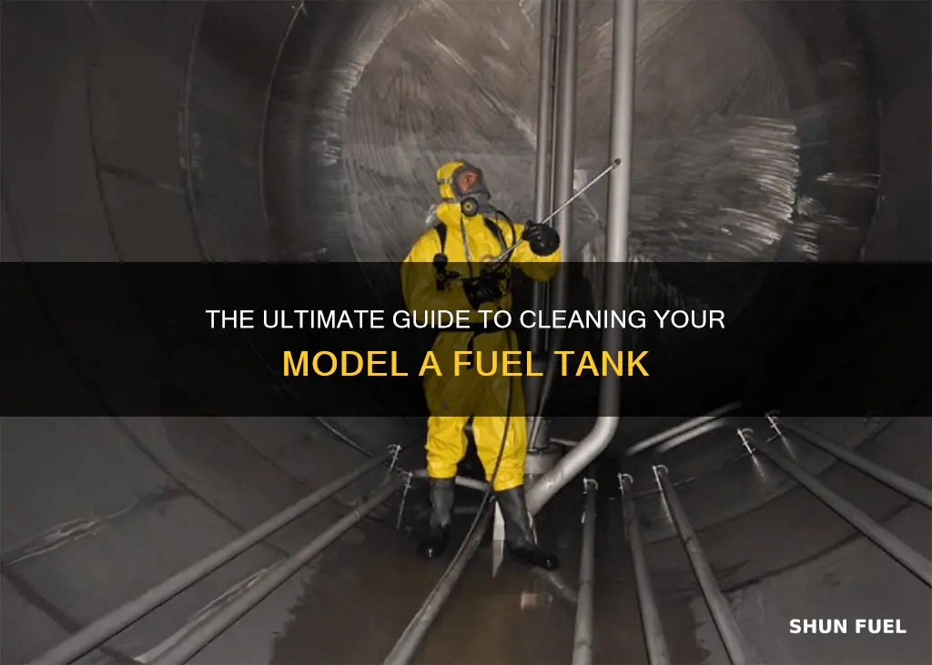 how to clean a model a fuel tank