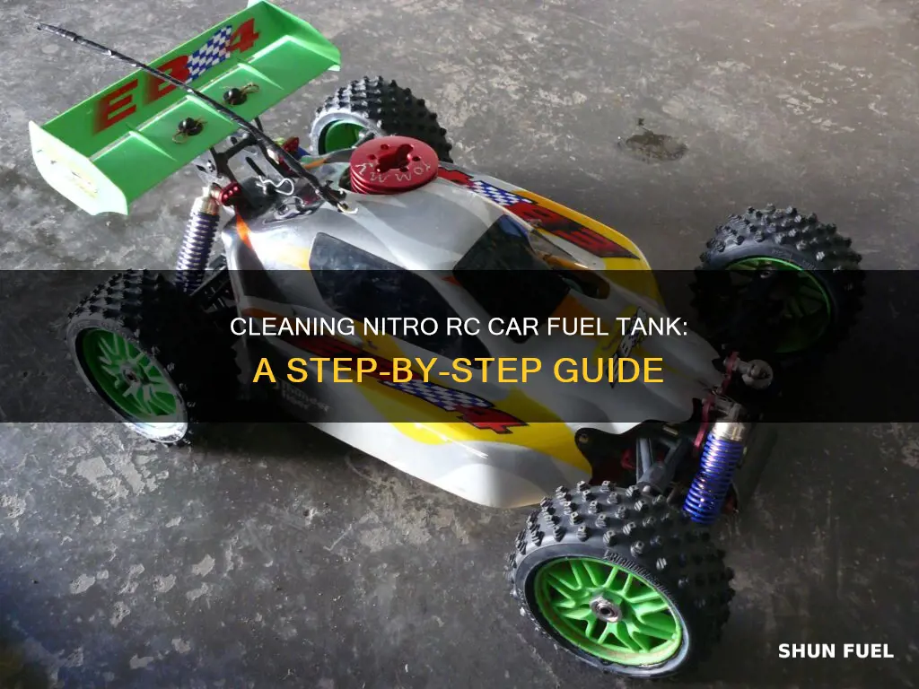 how to clean a nitro rc car fuel tank