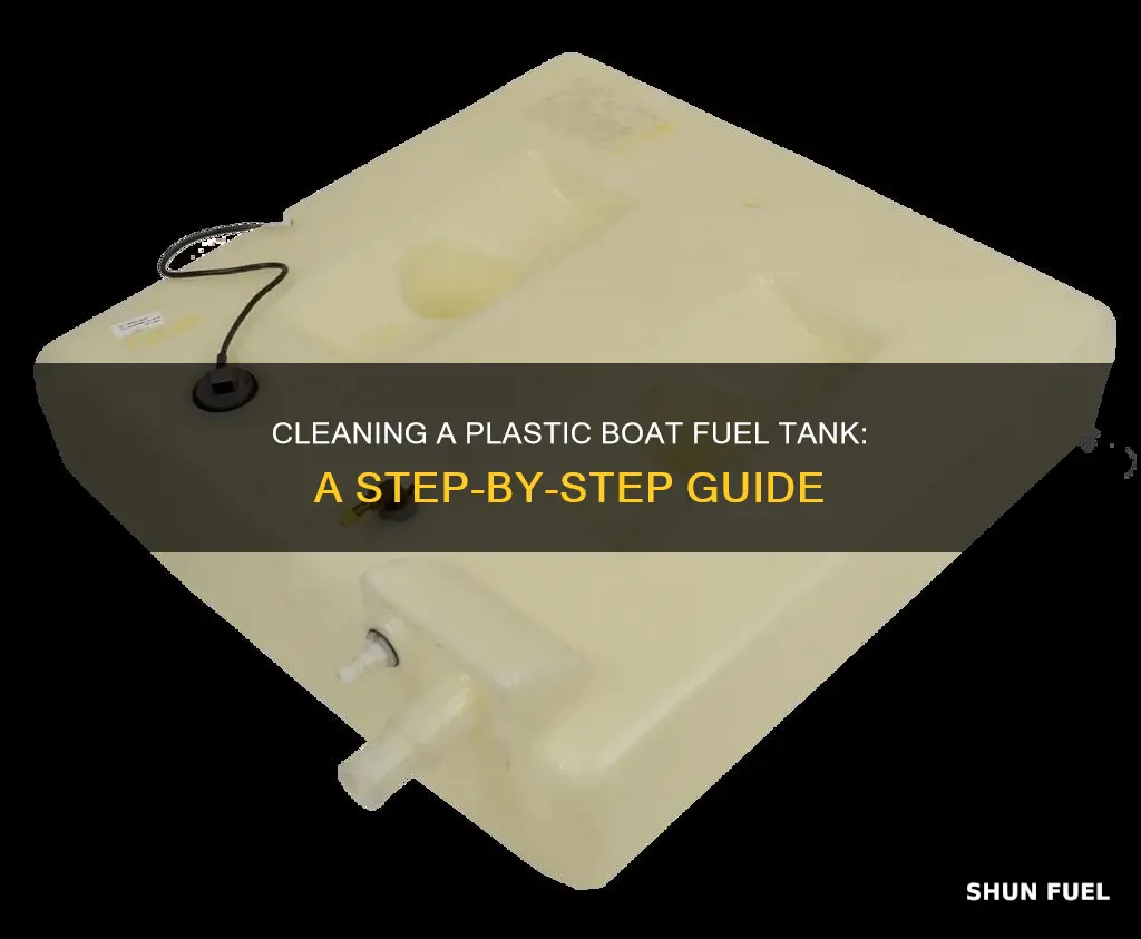 how to clean a plastic boat fuel tank