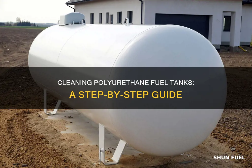 how to clean a polyurethane fuel tank