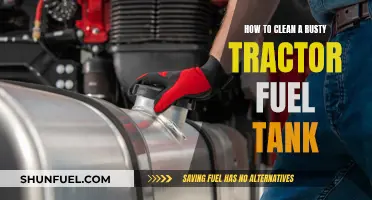 Tractor Fuel Tank Revival: Removing Rust