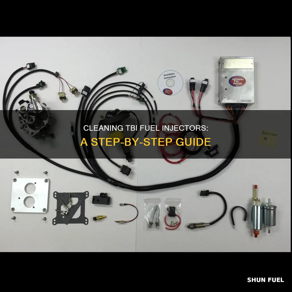 how to clean a tbi fuel injector