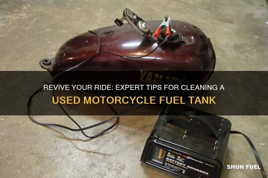 how to clean a used motorcycle fuel tank