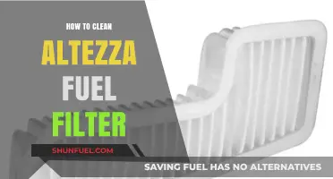 Cleaning Altezza Fuel Filter: Step-by-Step Guide