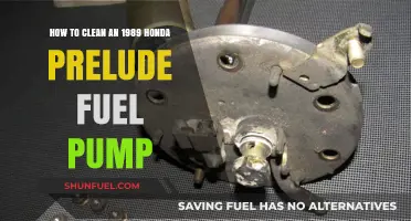 Revive Your 1989 Honda Prelude: Fuel Pump Cleaning Guide
