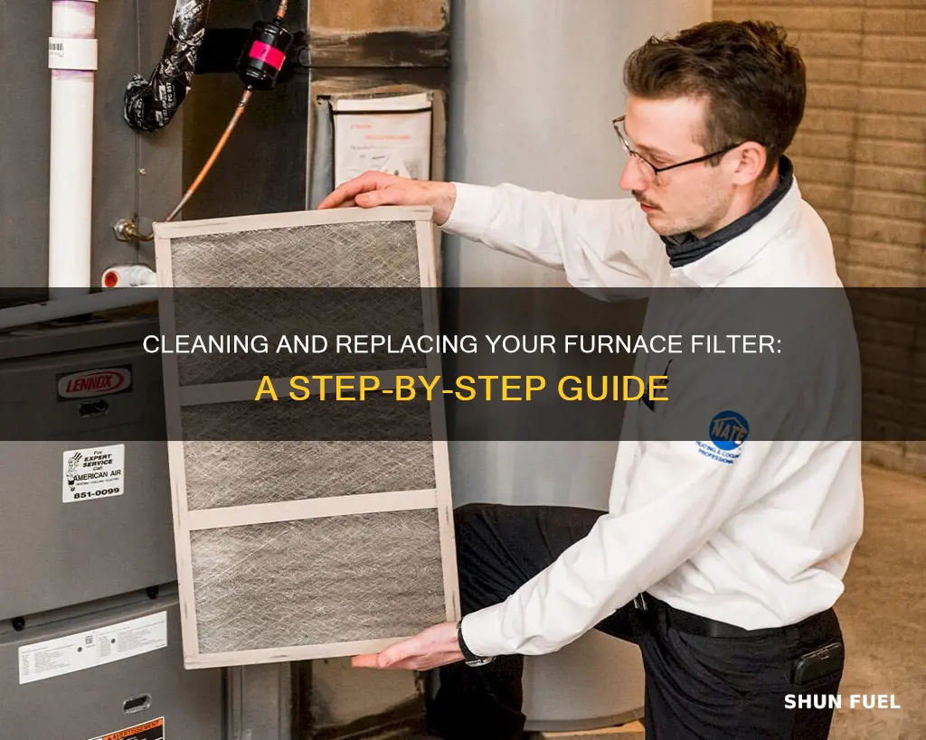 how to clean and replace fuel furnace filter