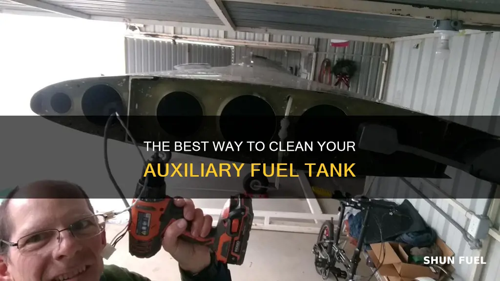 how to clean auxiliary fuel tank