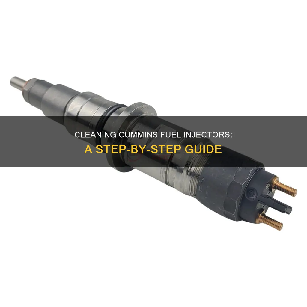 how to clean cummins fuel injectors