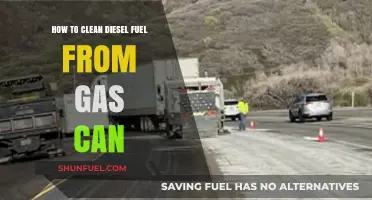 Cleaning Diesel Fuel from Gas Cans: A Step-by-Step Guide