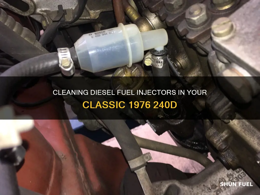 how to clean diesel fuel injectors 1976 240d