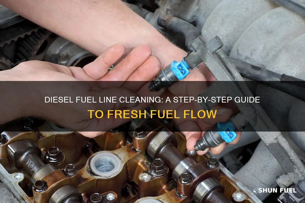 how to clean diesel fuel lines