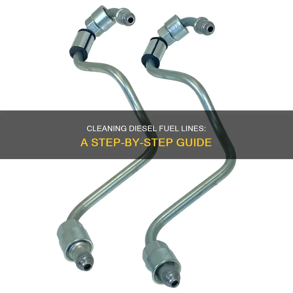 how to clean diesel fuel lines