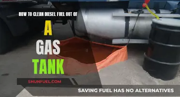 Cleaning Diesel Fuel from Gas Tank: DIY Guide