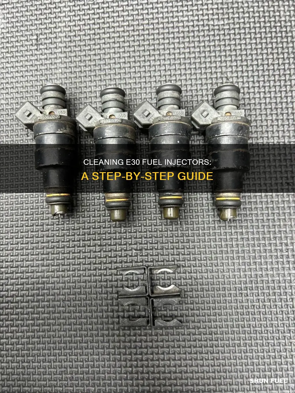 how to clean e30 fuel injectors